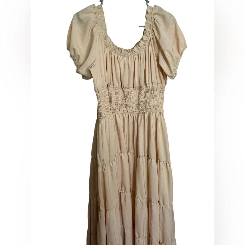 Beige Renaissance Chemise Dress – Size 3X - Picture 6 of 11